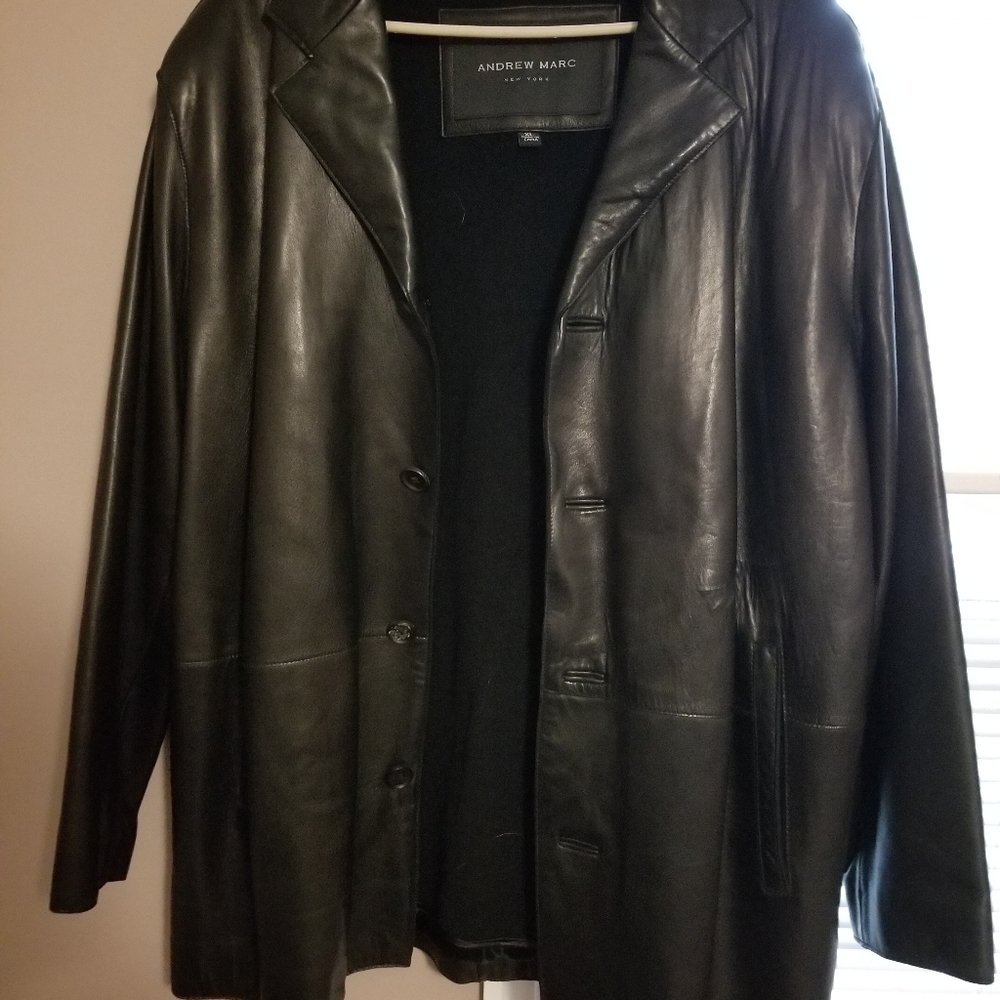 Men's leather jacket